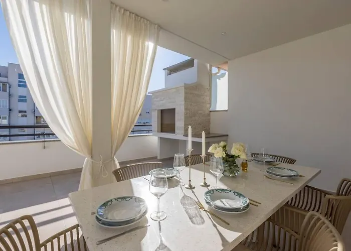 Luxury Rooftop Zalato Lägenhet Split